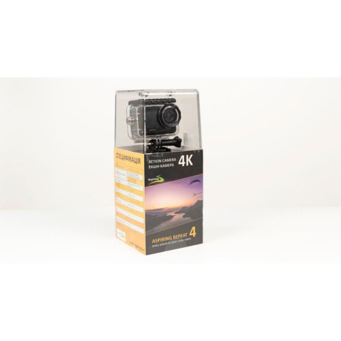 Екшн камера Aspiring Repeat 4 ULTRA HD 4K DUAL SCREEN