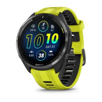Garmin Forerunner 965 Carbon Gray Titanium Bezel w. Black Case and Amp Yell/Black S. Band (010-02809-02/12)