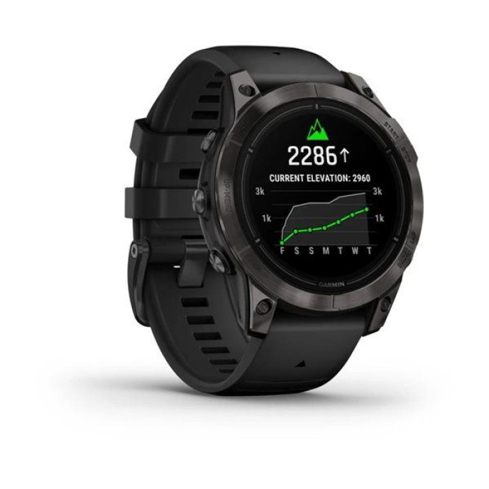 Garmin Epix Pro (Gen 2) Sapphire Edition 47mm Carbon Grey DLC Titanium with Black Band (010-02803-10/11)
