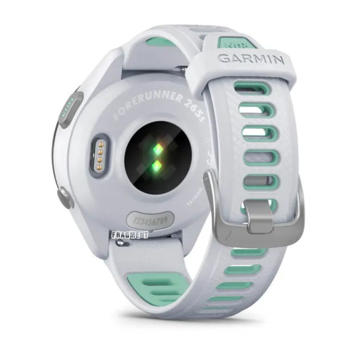 Garmin Forerunner 265S Black Bezel w. Whitestone Case and Whitestone/Neo Tropic S. (010-02810-04/14)