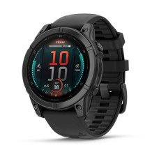 Garmin Fenix E 47mm AMOLED Slate Gray Steel with Black Silicone Band (010-03025-03/01)