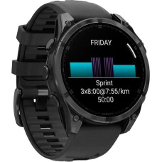 Смарт-годинник Garmin Fenix 8 47mm AMOLED Slate Gray with Black Silicone Band (010-02904-00/09)