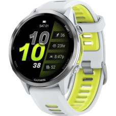 Смарт-годинник Garmin Forerunner 970 Titanium w. Whitestone Case and Whitestone/T. Amp Yellow Band (010-02969-01/11)