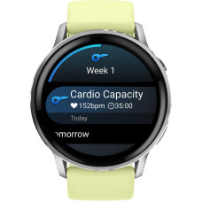 Garmin Venu 4 45 mm Silver with Citron Silicone Band (010-03014-02)